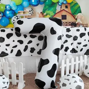 40 بوصة احباط كبير رقم 0-9 بالونات للفتيات الأولاد عيد ميلاد حفلة الديكور استحمام الطفل البقر مزرعة موضوع حزب الديكور لوازم أعلى 10 مبيعات Vaquejada حفلة الديكور - No5