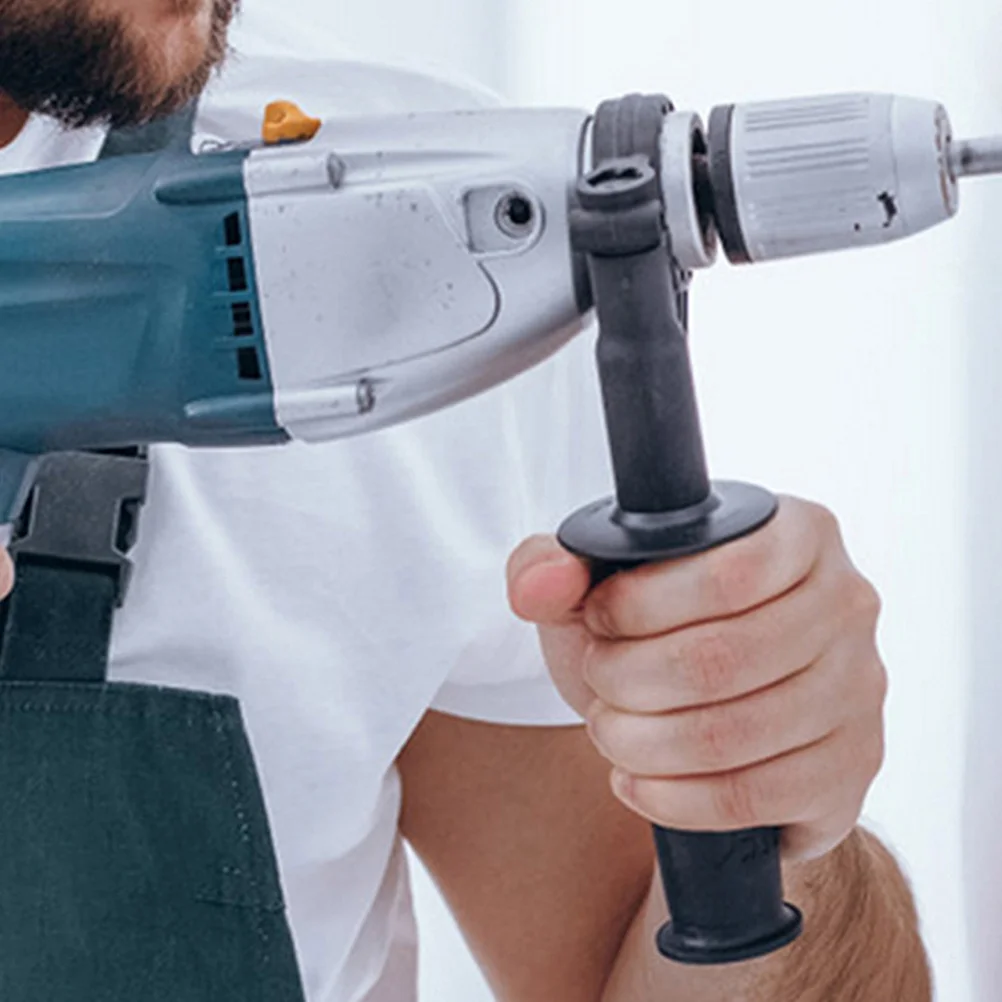 

4pcs Electric Hammer Handle Plastic Side Grip Replaceable Impact Drill Accessory Sturdy Non-Slip Tool For Tight Spaces