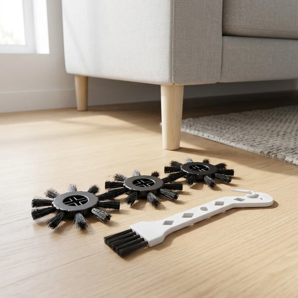 Side Brushes For Rowent For X-Clean 2 / For X-Clean 4 Replacement Brushes Floor Cleaner Parts Accessories
