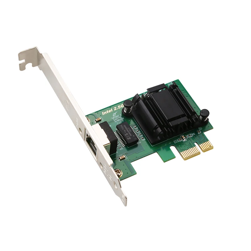 2500Mbps Gigabit Network Card 10 100 1000Mbps RJ45 Wired Computer PCIe 2.5G Network Adapter LAN with Intel/I226 chip