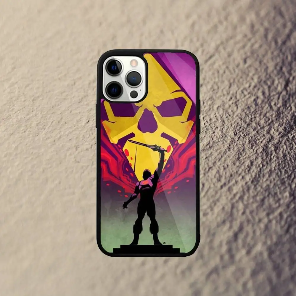 H-He Man Capa de telefone para iPhone 17,16,15,14,13,12,11,Pro,Max,Plus,Mini,SE4,E Carregamento sem fio magnético Magsafe