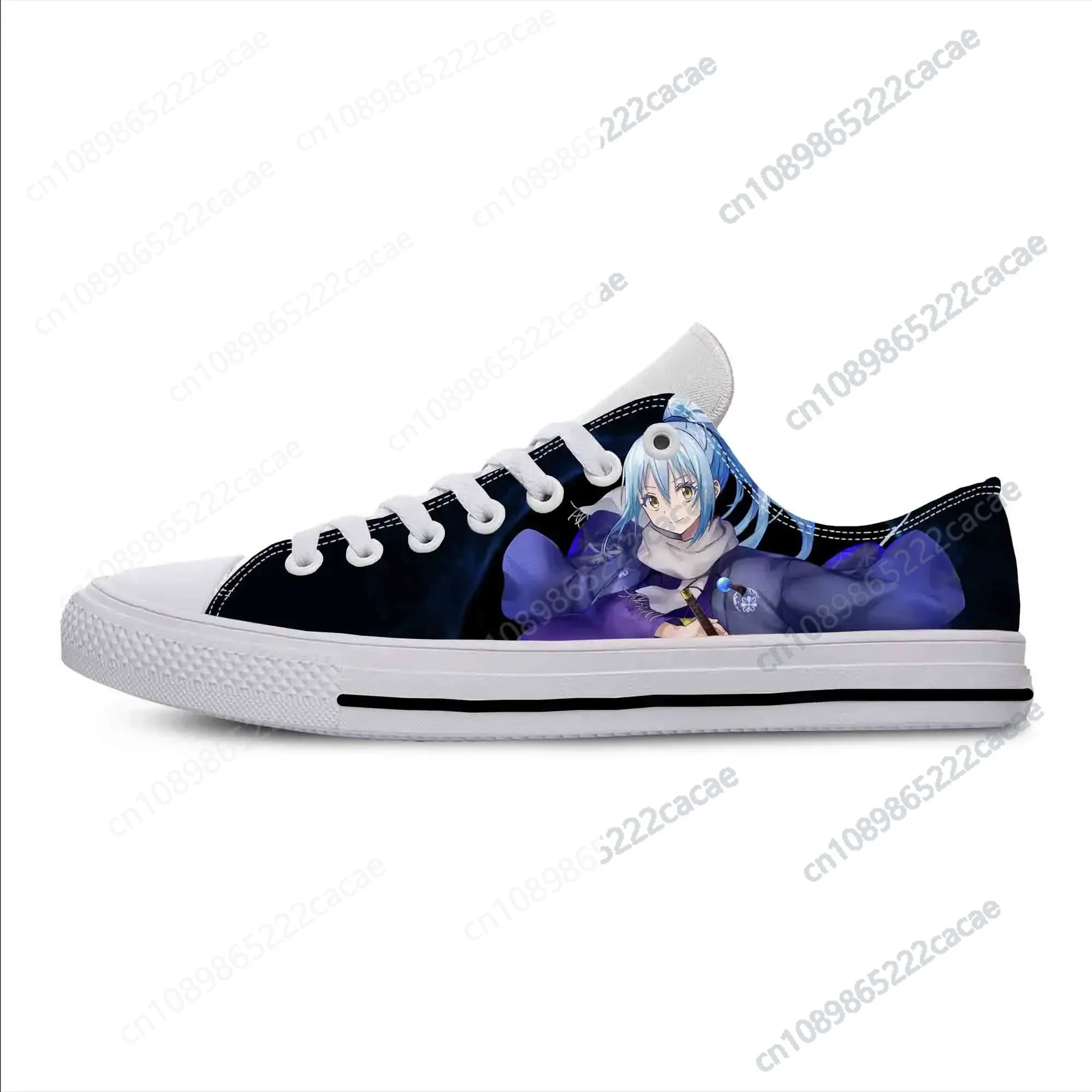 

Rimuru Tempest Tensei Shitara Slime Datta Ken Cool Casual Cloth Shoes Low Top Lightweight Breathable 3D Print Men Women Sneakers