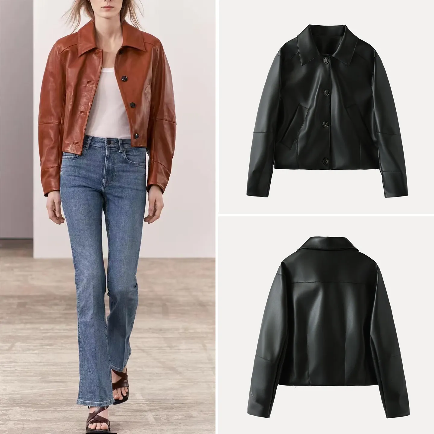 Fashionable Casual Short Jacket Women's Summer 2026 New Arrival Versatile Outerwear Standard Fit Long Sleeve Other Material