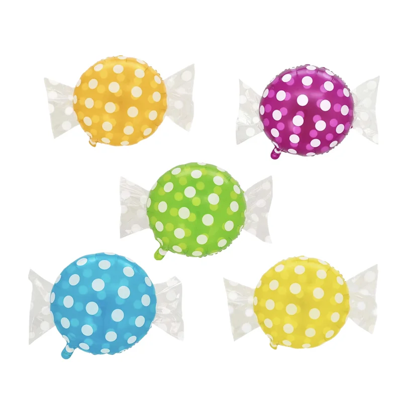 5pcs Colorful Candy Foil Balloons Lollipop windmill Helium Balloon Birthday Party Decoration Baby Shower kids Inflated toy