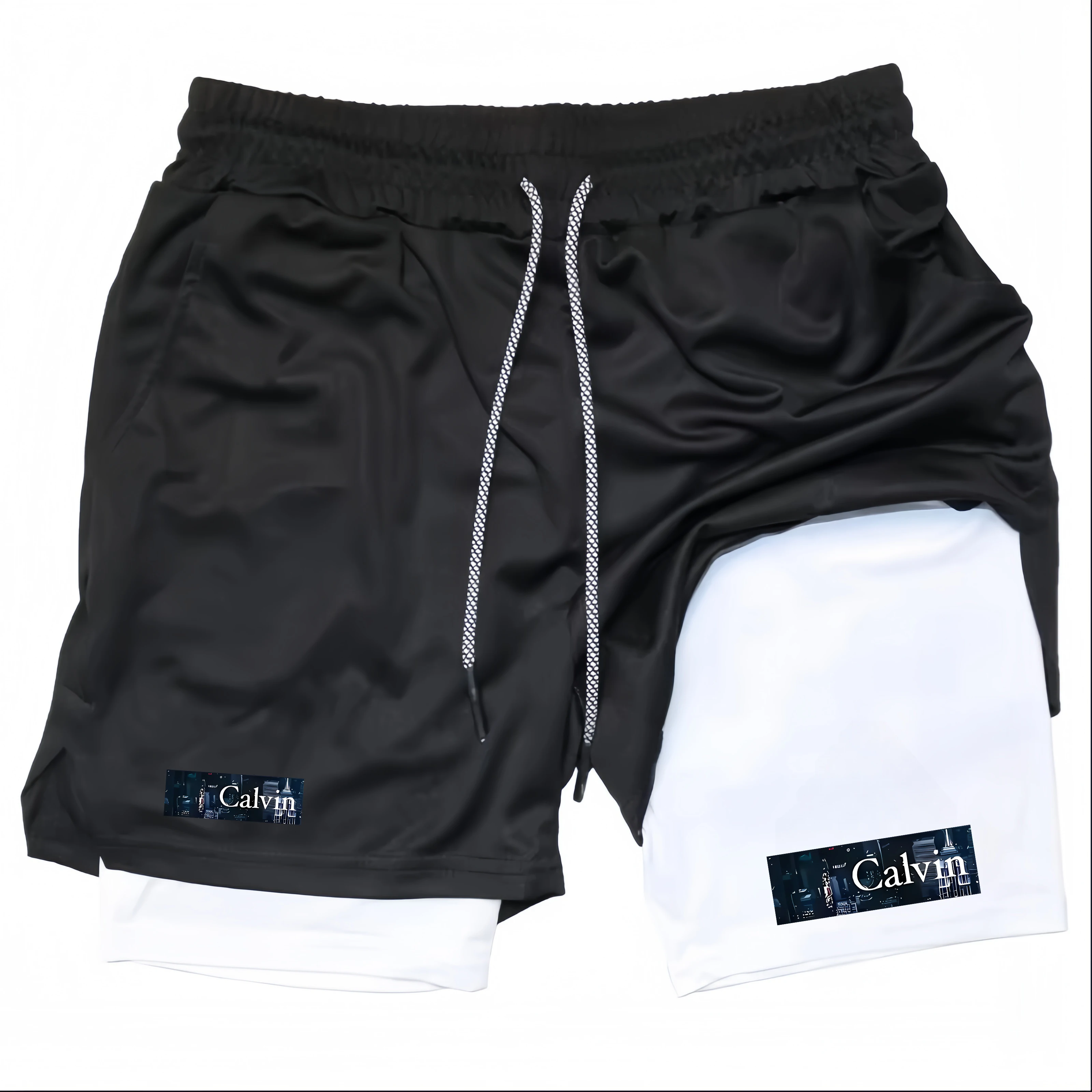 

Running Shorts Men Gym Sports Shorts 2 In 1 Quick Dry Workout Training Gym Fitness Jogging Short Pants Summer Men Shorts