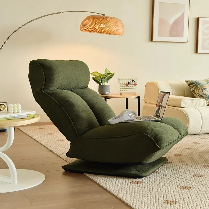 Single lazy sofa Leisure sofa Small household living room Bedroom Reading chair Can lie down