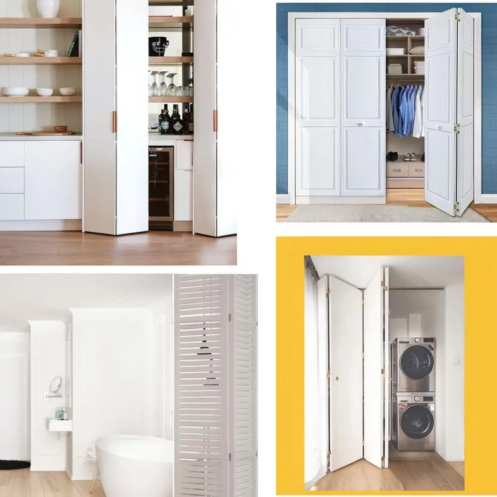 Bi Fold Door Maintenance Hardware Kit Closet Sliding Replacement Components Repair Parts Essential Fix Accessory