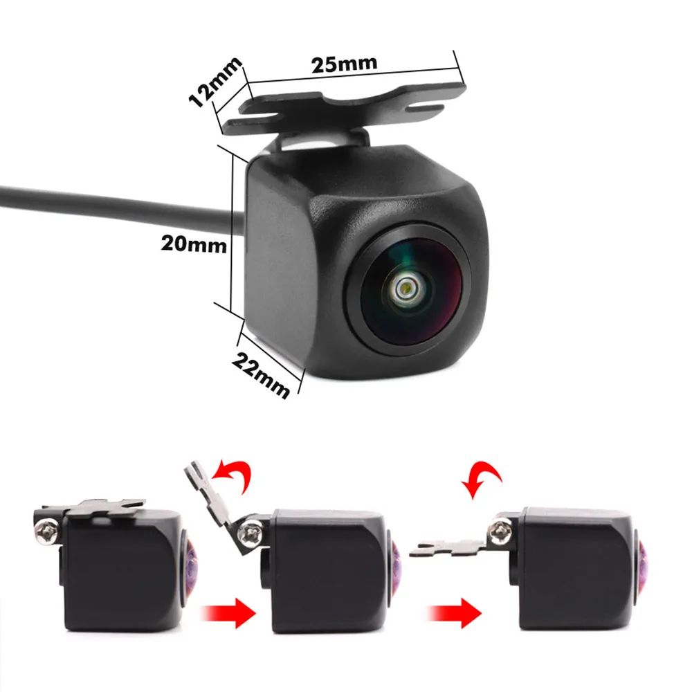 Car Rear View Camera Night Vision Reversing Auto Parking Camera IP68 Waterproof CCD Auto Backup Monitor 170 Degree HD Image