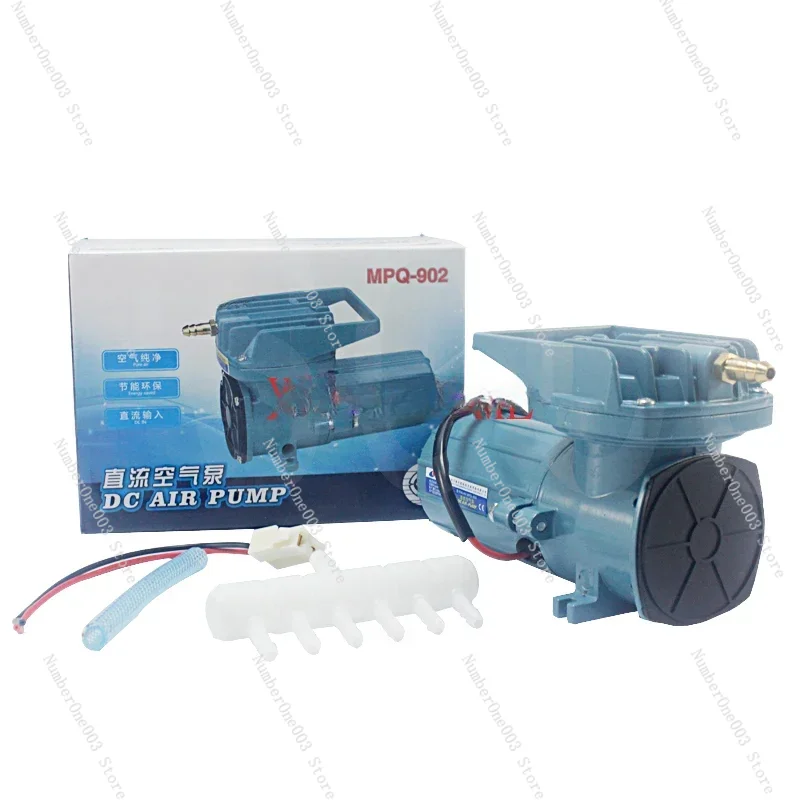 Mini Air Compressor for Vehicles, Ultra-quiet Aerator, Portable Air Compressor,Fish Tank, MPQ-902 DC, 12V, 18W