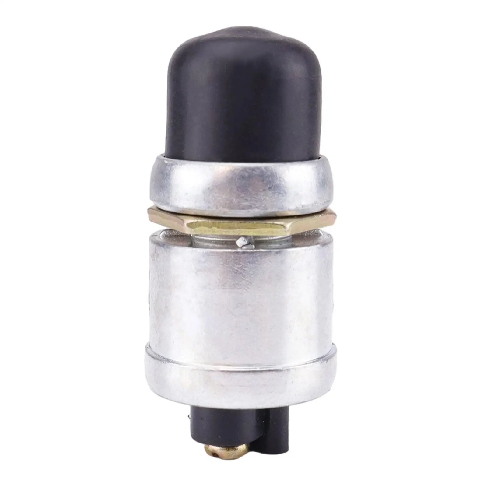 12V Push Button Starter Switch Waterproof 50A Engine Start Momentary Aluminum Alloy Switch Panel for Automotive Marine RV