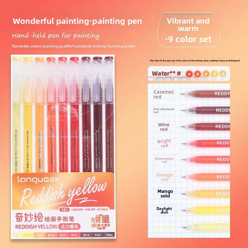 مجموعة أقلام جل لطيفة لكتابة لوازم القرطاسية وأقلام ذات أطراف رفيعة لملحقات المكتب والمدرسة للاستخدام اليومي والرسم هدية للفتيات