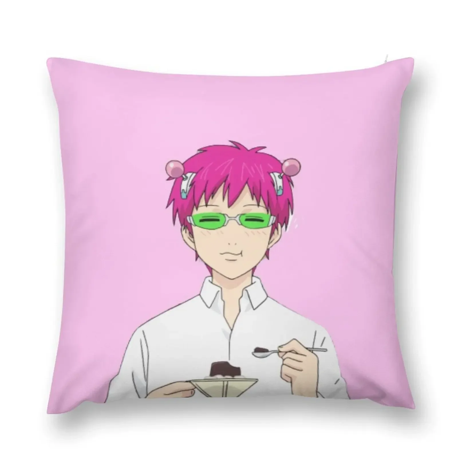 kusuo and his coffee jelly Throw Pillow Sofa Covers Ornamental Pillow Pillow Cover