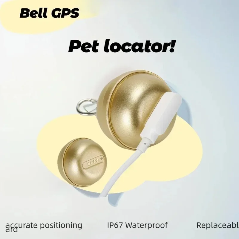 

GPS Tracking Bell Anti-theft Tracker Pet Tracker for Dogs and Cats Smart Pet Bell Position