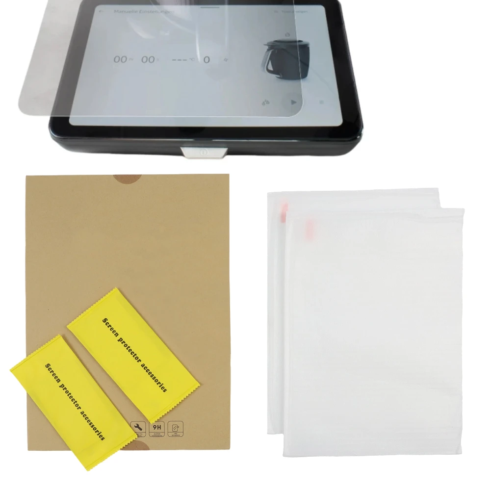 2PCS For TM7 Clear Screen Protective Film Ultra-Clear Anti-Scratch Tempered Screen Protector For TM7 Blender 24.1x16CM