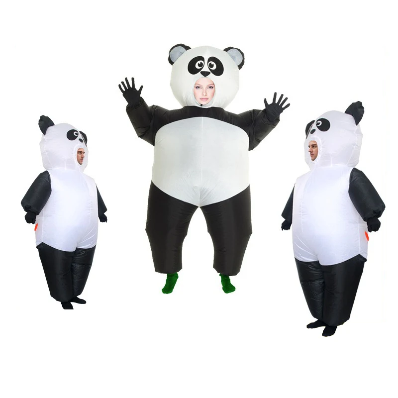 Cartoon Panda Inflatable Clothes Walking Cartoon Animal Doll Performance Costume Cosplay Props Stage Performance Costumes