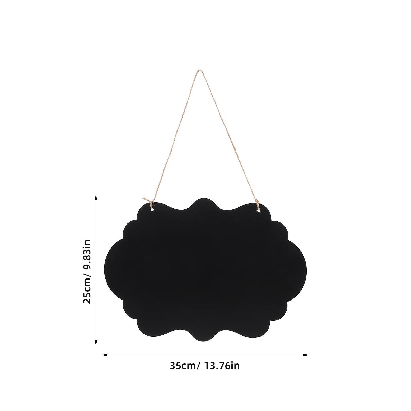 Double-Sided Hanging Chalkboard Wooden Message Board Rustic Frame Erasable Note Sign for Home Kitchen Office Wedding Party Decor