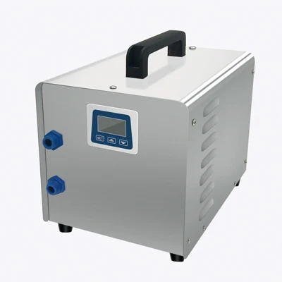 portable 5g/hr dissolved ozonated water machine with concentration quartz tube ozone water system