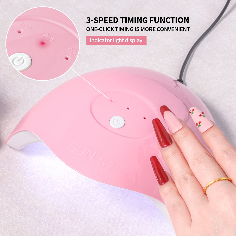 Professional UV LED Nail Art Lamp for Nail Gel Curing Home Nail Lamp UV Gel Varnish Nail Art Dryer Equipment Tools