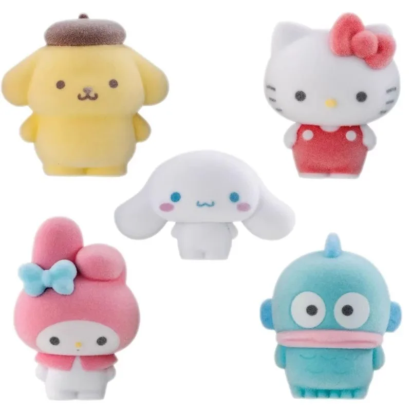 Original Bandai Gashapon Kapsel Spielzeug Anime Figur Nette Sanrio Beflockung Hallo Kitty Action Figur Mini Modell Sammlung Geschenk