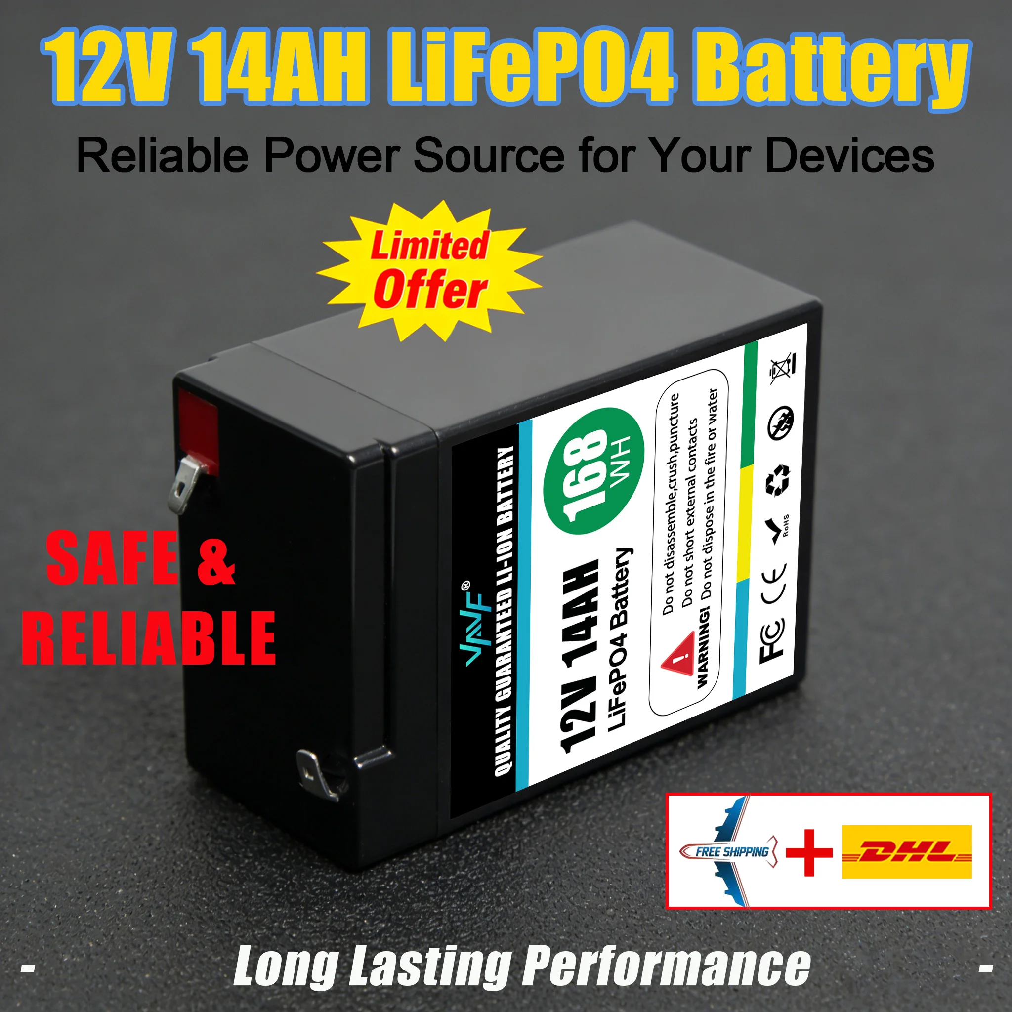 Lifepo4 Battery 12V…