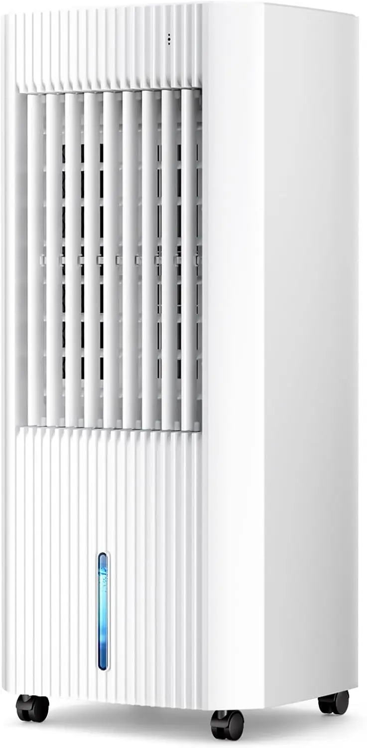 

Portable Swamp Cooler with 3 Modes & 3 Speeds, 1.5-Gallon Water Tank for 15-Hour Cooling, 140° Oscillation, 16.4ft Remote Control, Evaporative Air Cooler for Bedroom Indoor Use, Off-White