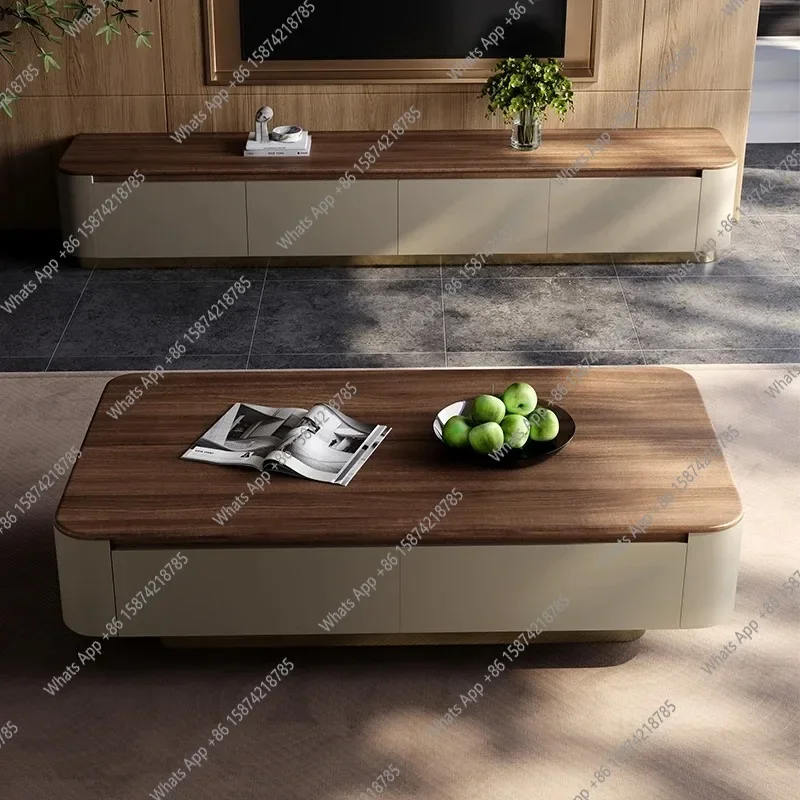 A69 Universal Living Room Coffee Table Wood Modern Antique Simple Creative Transform Side Table Lounge Meubles Unique Furniture