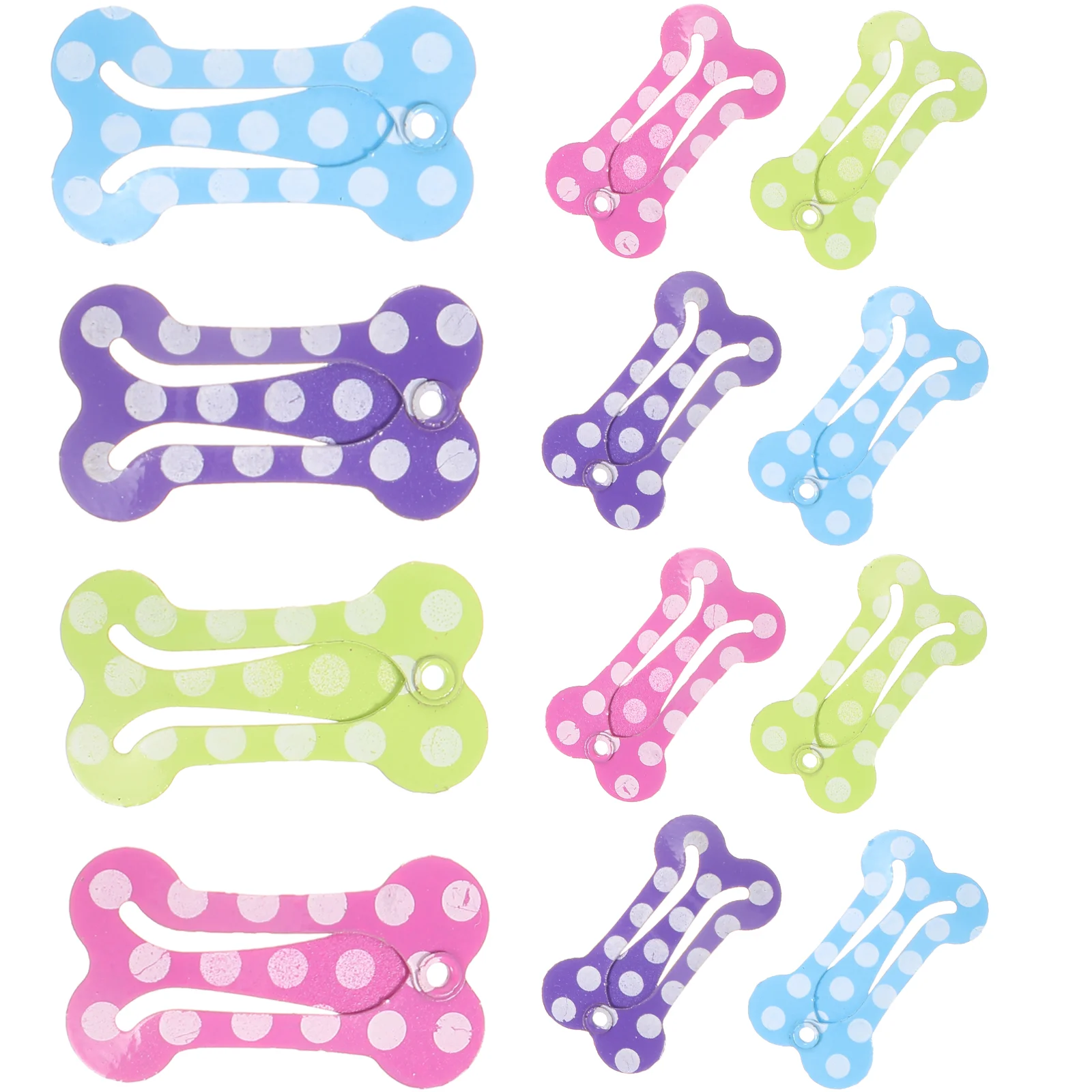 20 Pcs Hair Pin Pet Hairpin Alligator Clips Bone Hairpins Dog Barrettes Photo Bobby