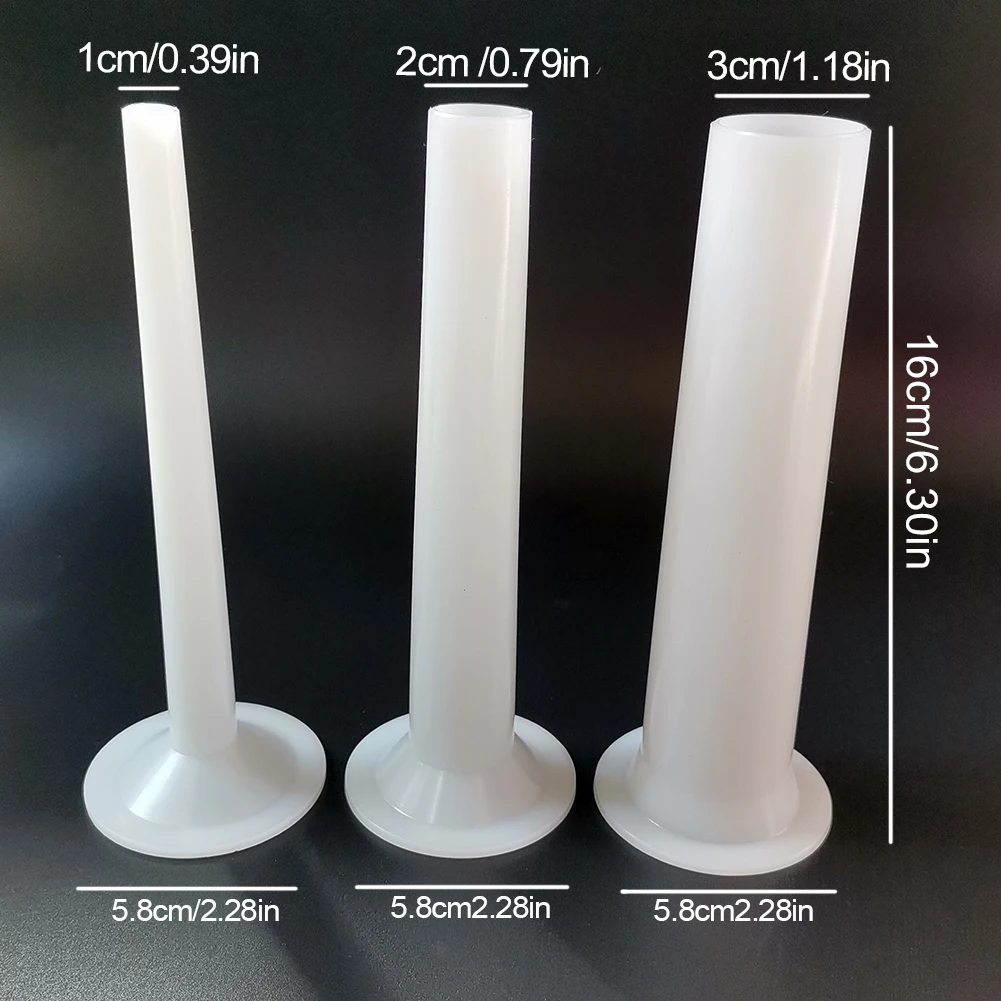 3Pcs/set Sausage Filling Device for Meat Grinder Machine Equipment Funnel Sausage Maker Filling Machine Accessory Kitchen Tools