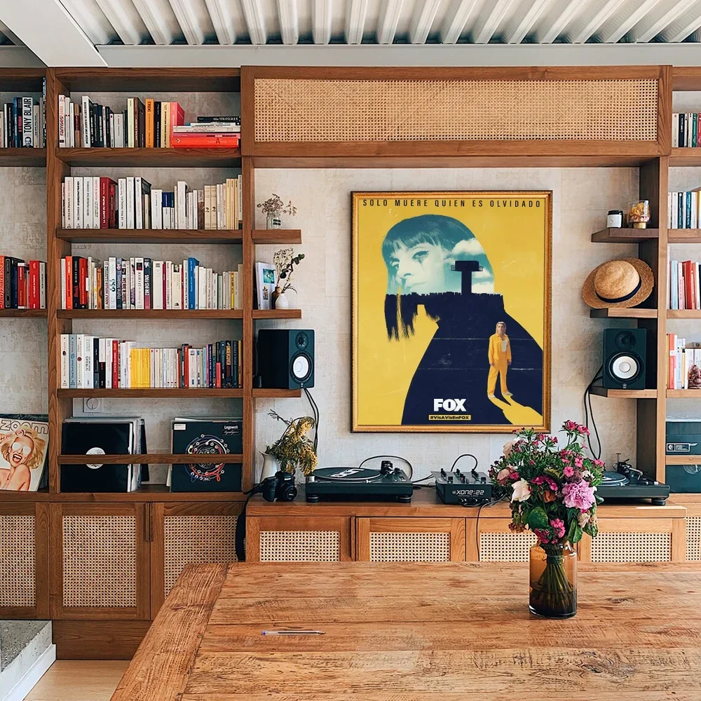 ملصقات حائط فنية لتزيين ملصقات الفيلم الكلاسيكي المقاومة للماء في مقهى وبار القهوة