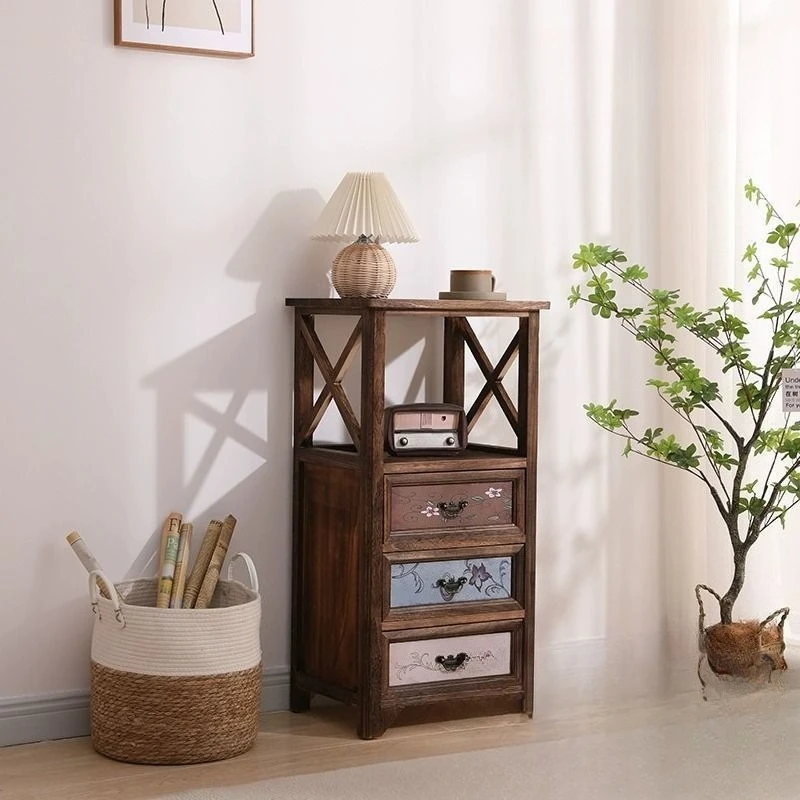 Clearance Narrow Cabinet 30cm for Kitchen Bathroom Gap, Drawer Storage Organizer - Colorful Slim Dresser, Ready to Assemble