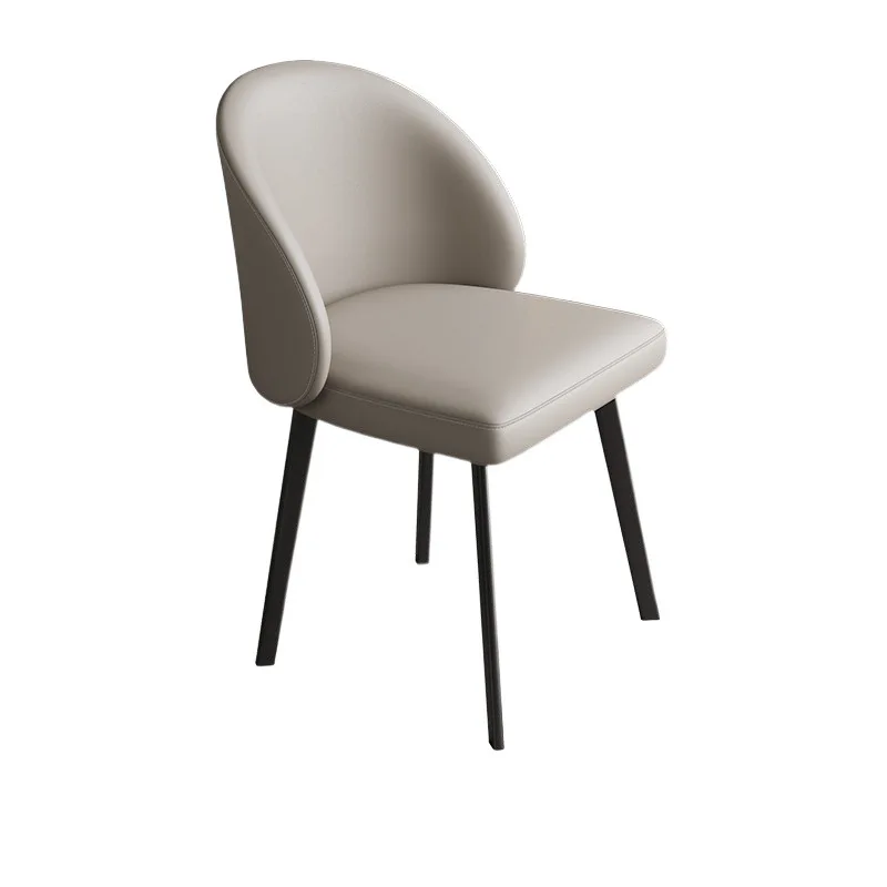 

Dining chair household luxury designer dining table leather stool
