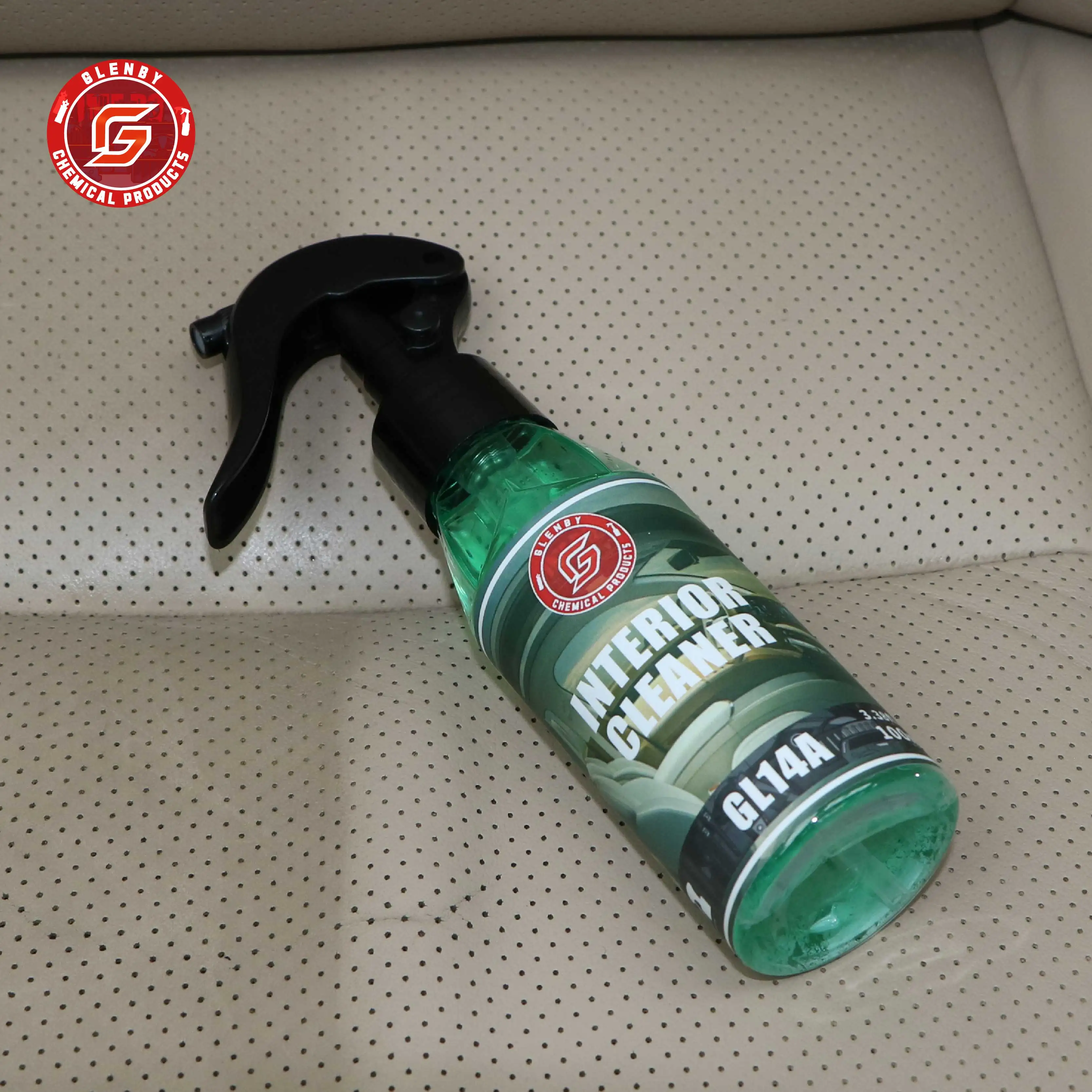 GLenby 100ML /200ML Car Foam Cleaner Neutral PH for Leather Woven Fabric Seat Decontamination Car Interior Cleaner Spray Tool