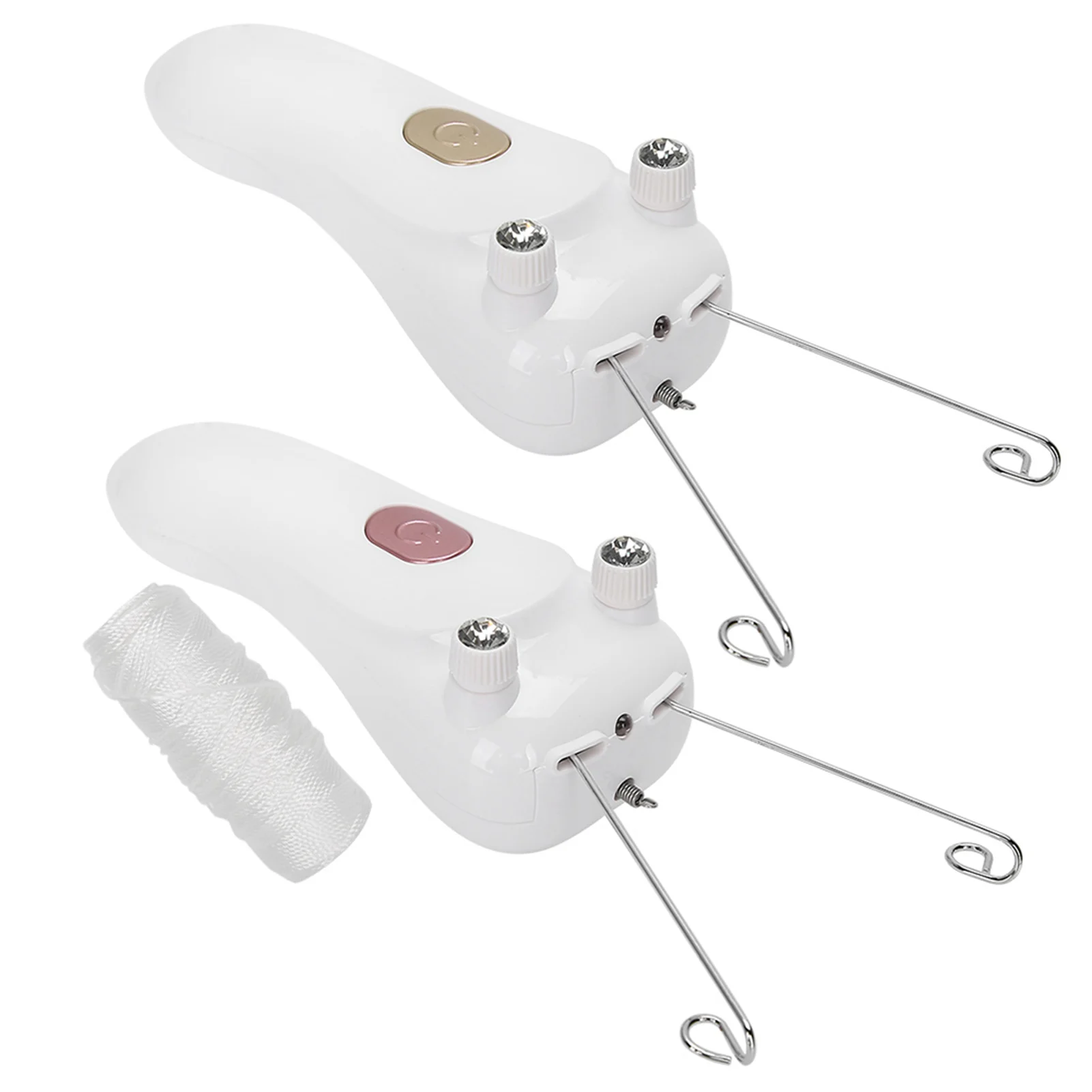 Epilatore per infilare elettrico Epilatore per infilare di alta qualità Depilazione fisica 2 colori Viso Braccia per donna Ascella