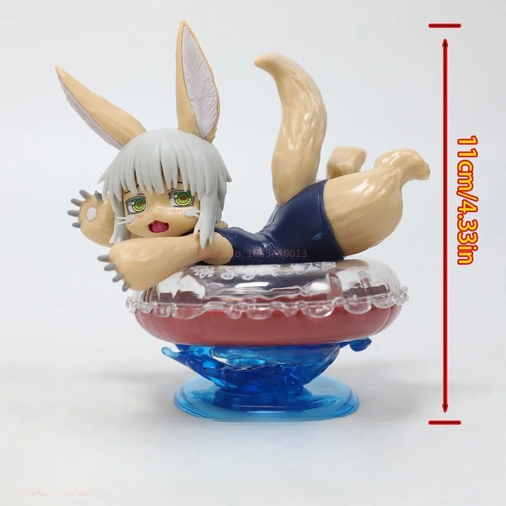 Auf Lager 10 cm Nanachi Anime Figur Nette Made In Abyss Anime Pvc Spielzeug Auto Dekoration Sammlung Modell Spielzeug Desktop Ornament geschenk