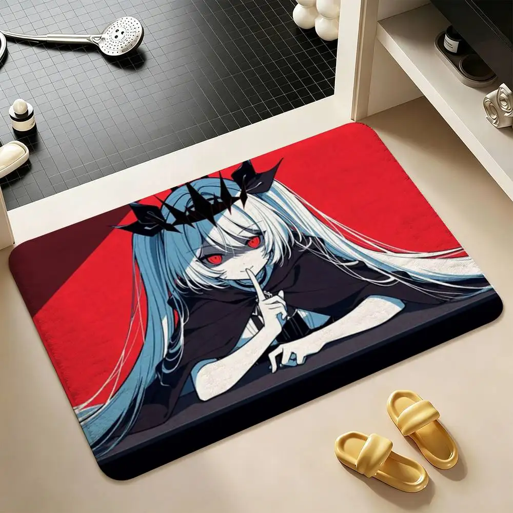lilith The NOexistenceN of You AND Me Shower Room Absorbent Small Floor Mat Soft Comfortable Decorative Foot Mat