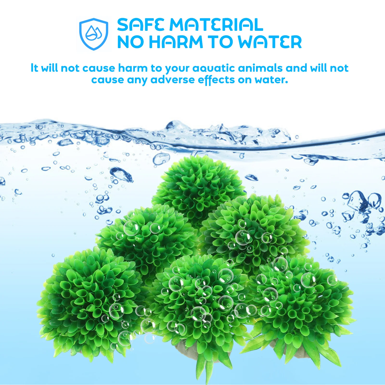 

6pcs Artificial Aquarium Tank Decorations For Aquarium Plastic Plants For Fish Tank Pet Aquatic Plants Supplies