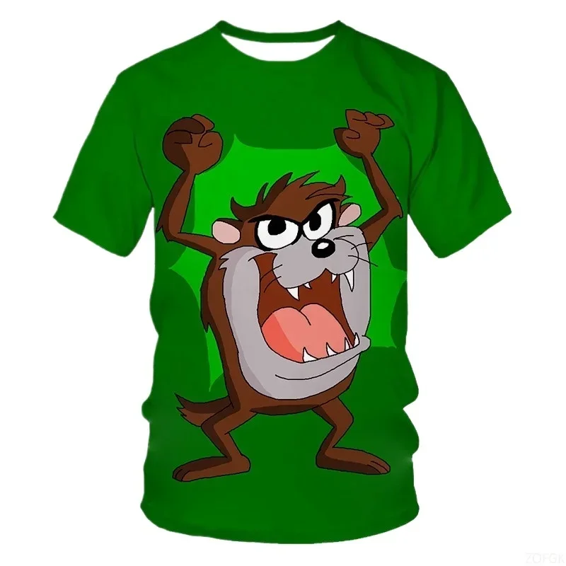 Hochwertiges 3D-Cartoon-T-Shirt für Herren | Hochdichter, personalisierter Druck auf atmungsaktiver Baumwolle für ganztägigen Sommerkomfort – Detail 11