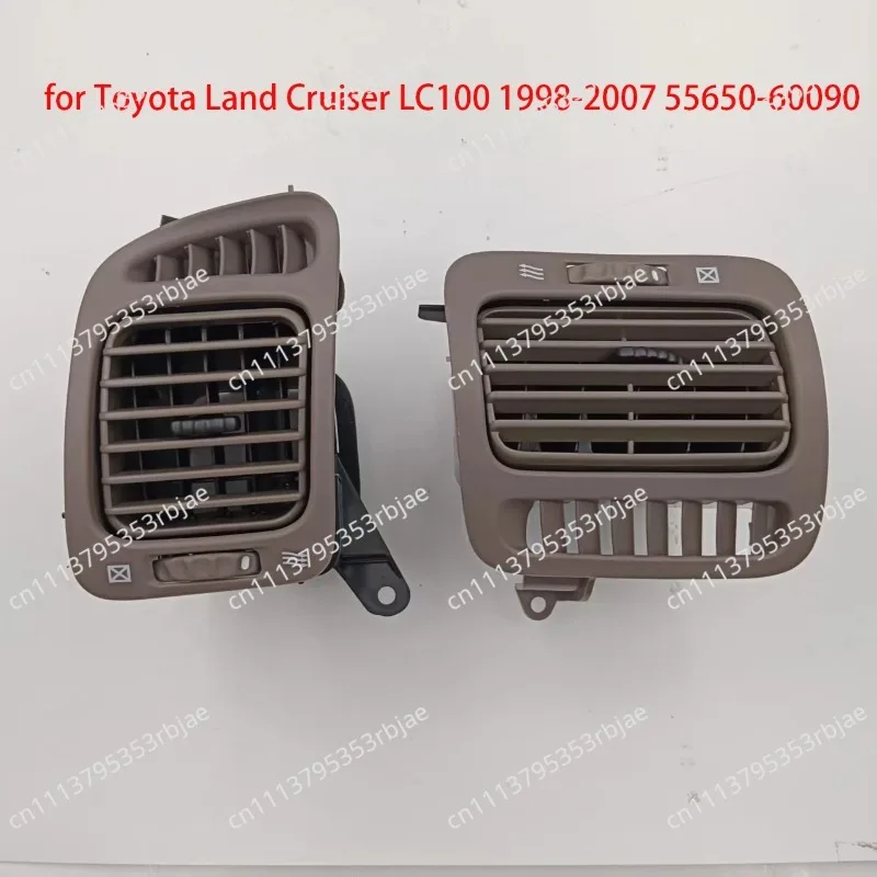Car Decoration Gray Color Side A/C Air Conditioning Vent Grille for Toyota Land Cruiser LC100 1998-2007  55650-60090