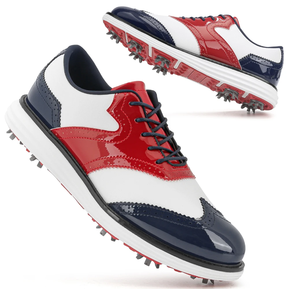 

New Golf Shoes Men Professional Spikes Golf Footwears Male
