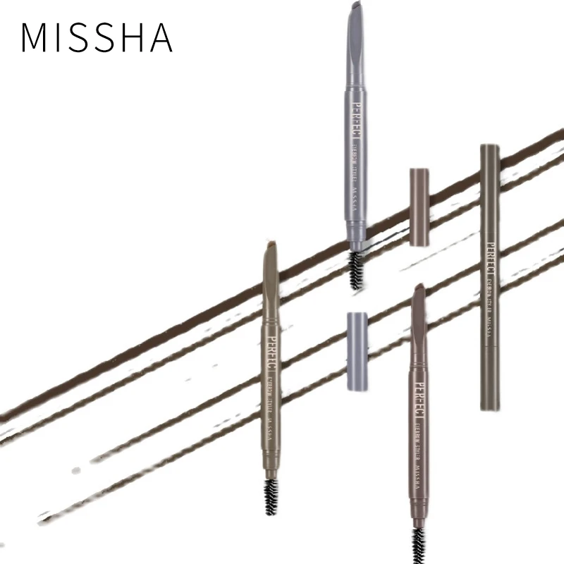 MISSHA Perfect Eyebrow Styler 1pc Auto Type Waterproof Natural Sketch Liquid Pencil Professional Fine Korea Cosmetics