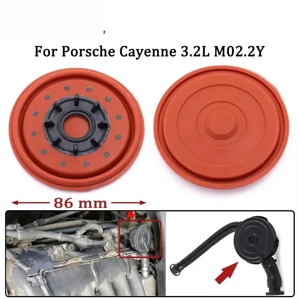 

Membrana válvula PCV diafragma separador aceite para Porsche Cayenne 3.2L M02.2Y 2002-2010 95511076500 07D 103245 F 955.110