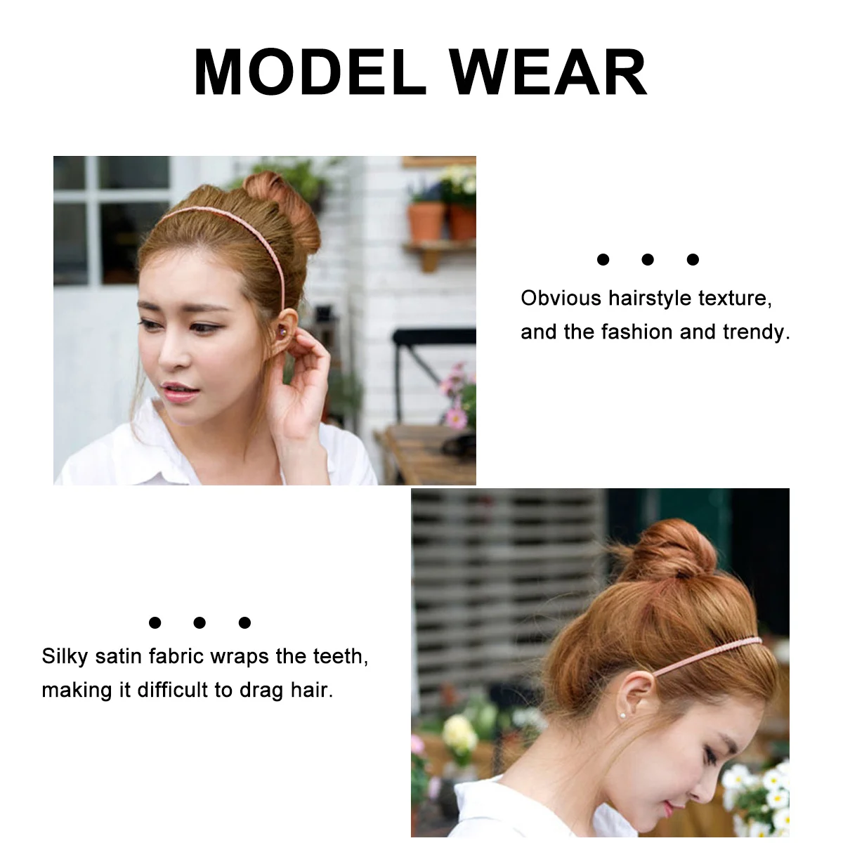 

5 pcs AntiSlip WideToothedHeadband ElegantHairHoop FashionAccessories PracticalLongLasting WomenHairBand StylishGentle Look