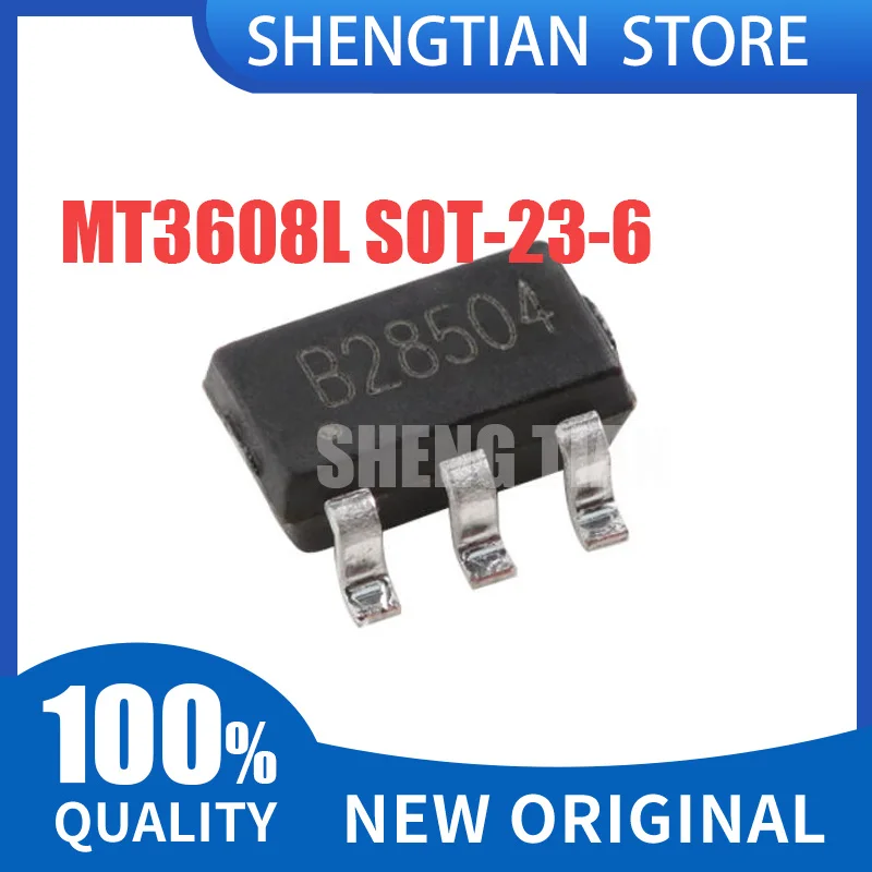 （10 piece）MT3608L SOT-23-6 MT3608 FM3608 3608 B628 SOT23-6 2.5A High Efficiency 1.2MHz Current Mode Boost Converter IC Chip