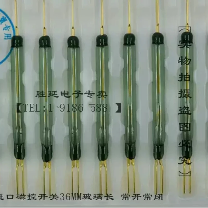 Imported COMUS reed switch GC1917 normally open and normally closed magnetic switch 36MM long, high voltage resistant and high-p