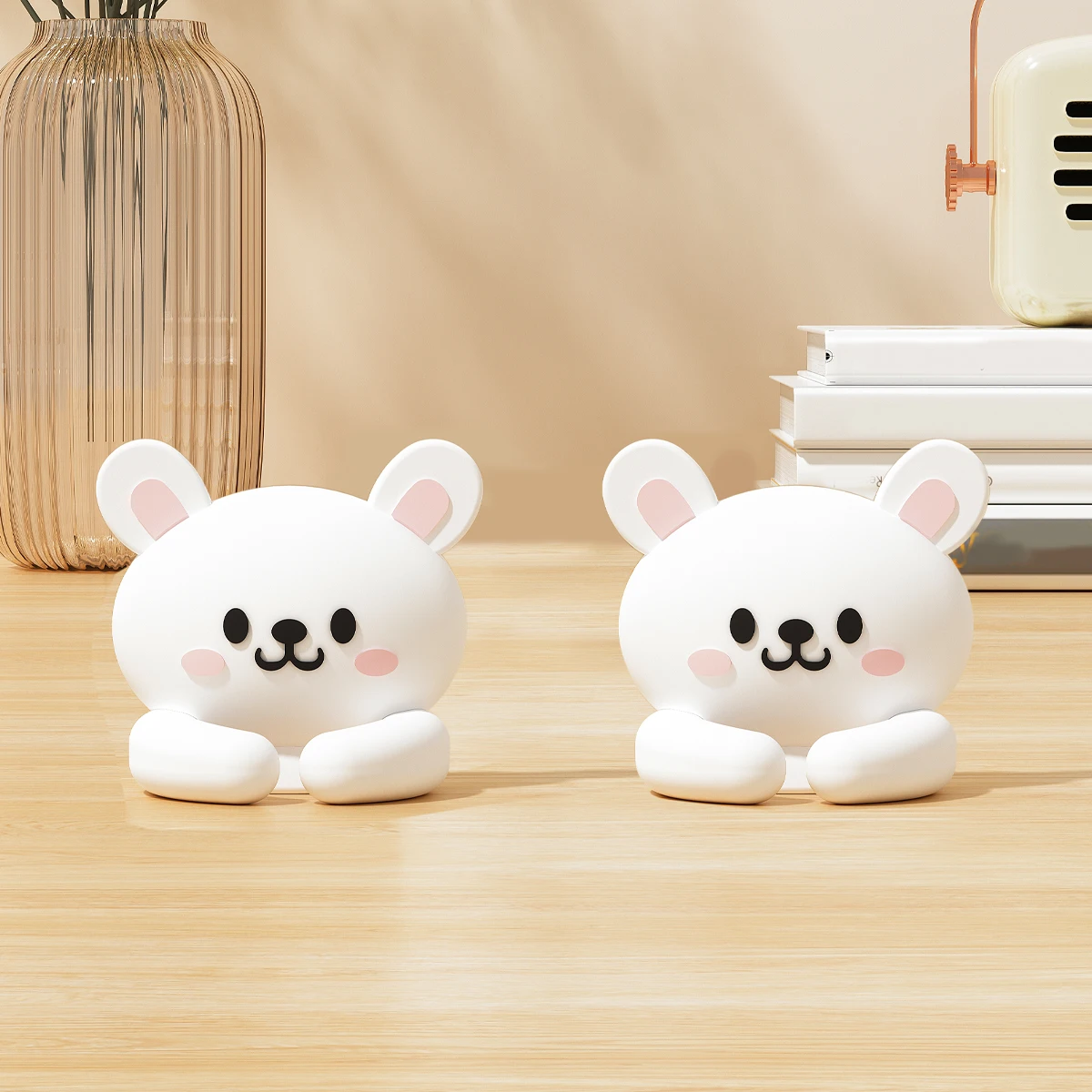 WORTHBUY 2/3pcs Leuke Capibara Kabelmanagers Desktop Zelfklevende Kabelmanagement Winder Kabel Organizer Houder Fixer Clip