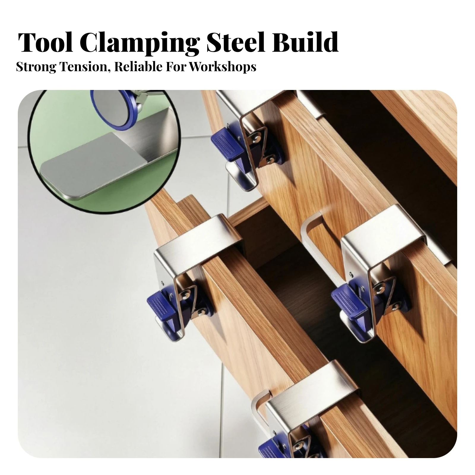 2 Pieces Drawer Front Installation Clamp Adjustable Drawer Installation Clamp Easy to Use Heavy-Duty for Woodworkers