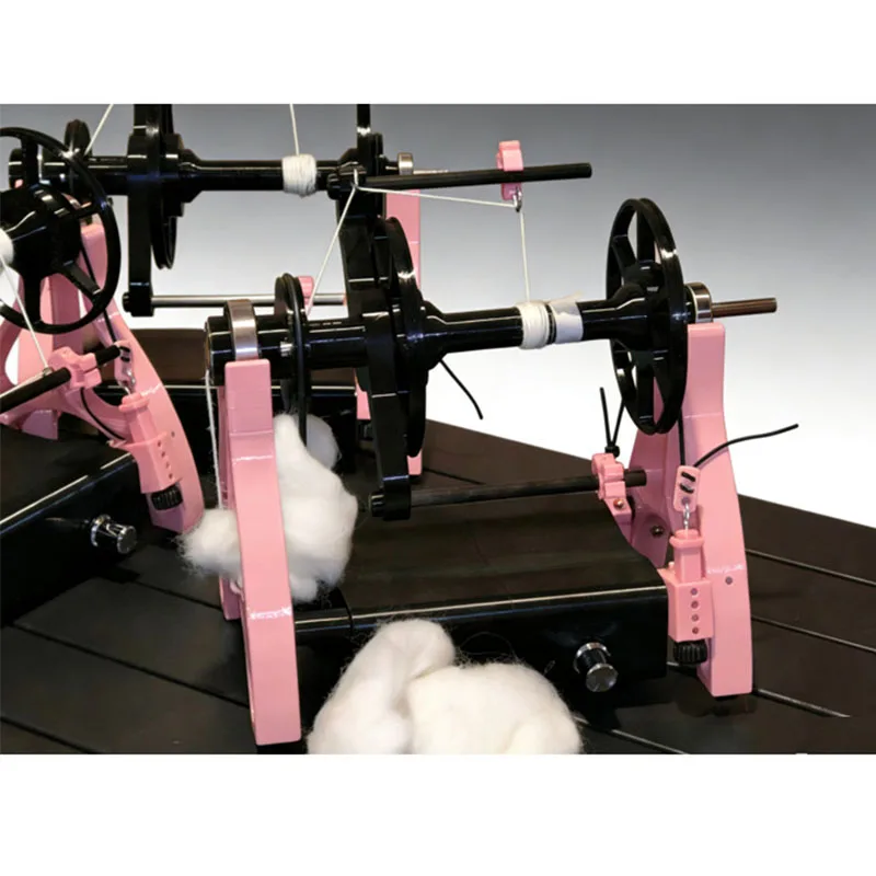 Electric Spinning Wheel Variable Speed Yarn Twister Plying Machine For Wool Fiber Pet Hair Handmade DIY Knitting Craft Supplies