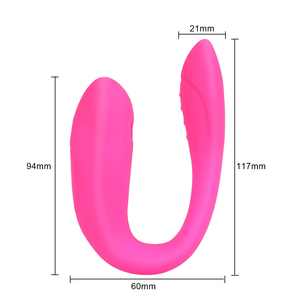 G-spot Vibrator U Shape Bendable Sucking Vibrator Couple Share Sex Toys for Couple Clitoris Vagina Stimulator Vibrator