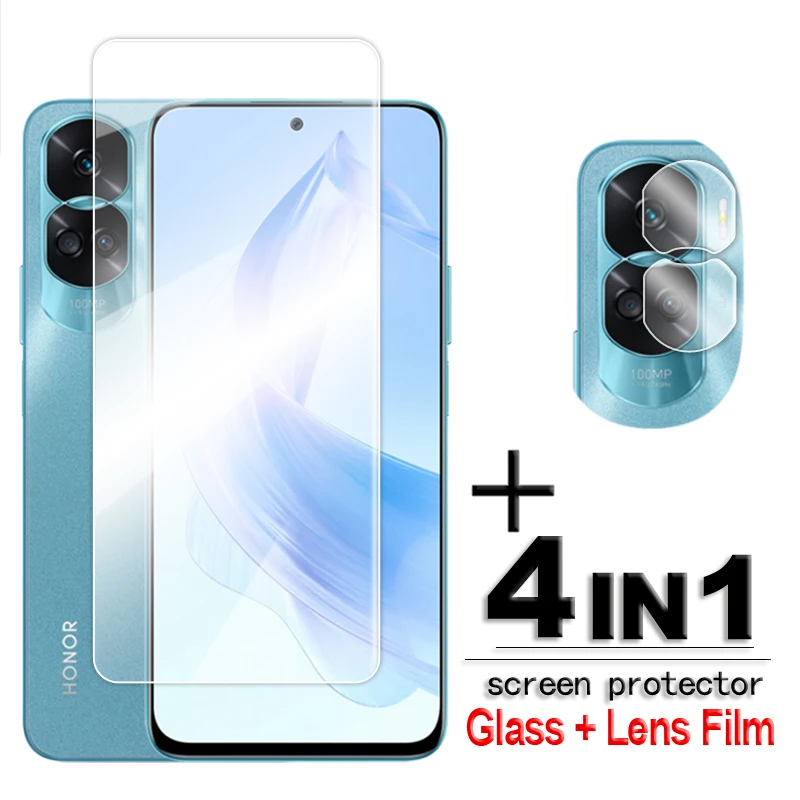 

For Honor 90 Lite Glass Honor 90 Lite Tempered Glass 6.7 inch Transparent Full Glue Screen Protector For Honor 90 Lite 5G Flim