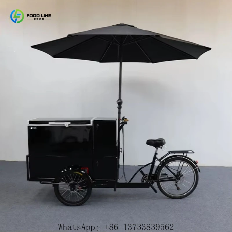 

WholesaleCustomized Refrigerated Ice Cream Truck Italian Style Mobile Food Cart